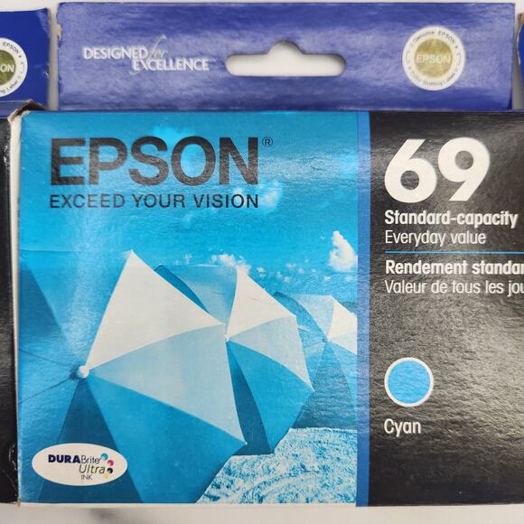 Epson 69 Ink Yellow, Cyan & Magenta - 220, 320, 420 (new) other, unopened - Picture 6 of 10